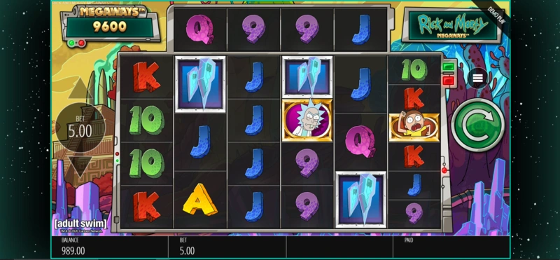Rick and Morty Megaways slot demo